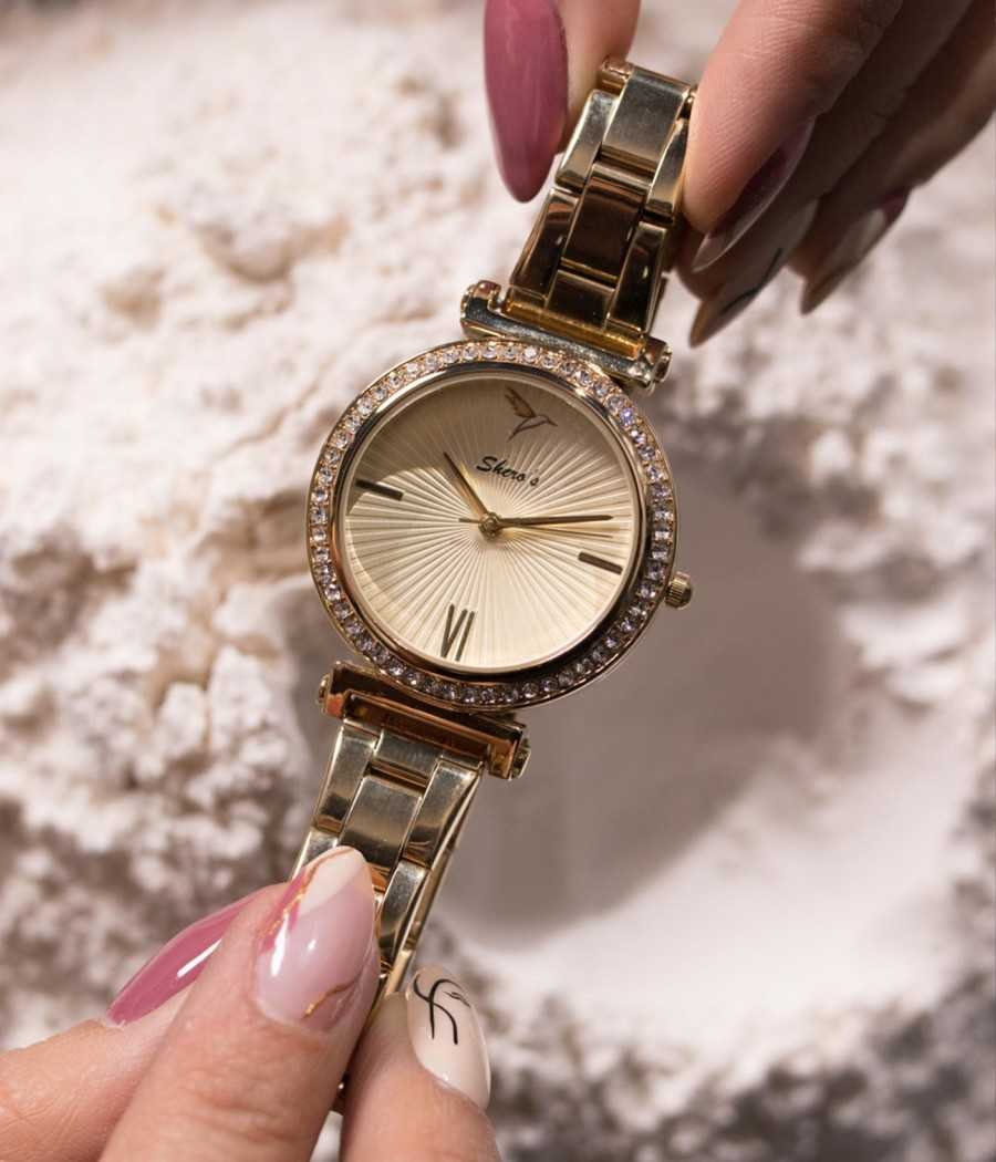 Reloj Metalico Shero's Gold...